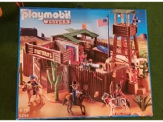 Playmobil Western Fort mit Goldmiene und Indianerdorf - 1