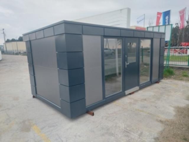 Pavillon (18m2) 6,00m x 3,00m , H=2,52m/2,25m - 1